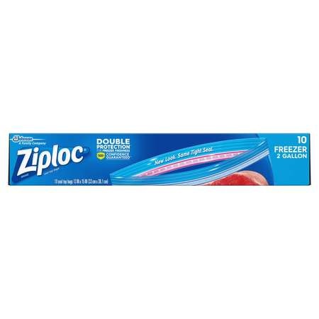 ZIPLOC Ziploc Jumbo Freezer Bag, PK90 01132